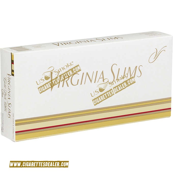 Virginia Slims 120's Gold Pack Box