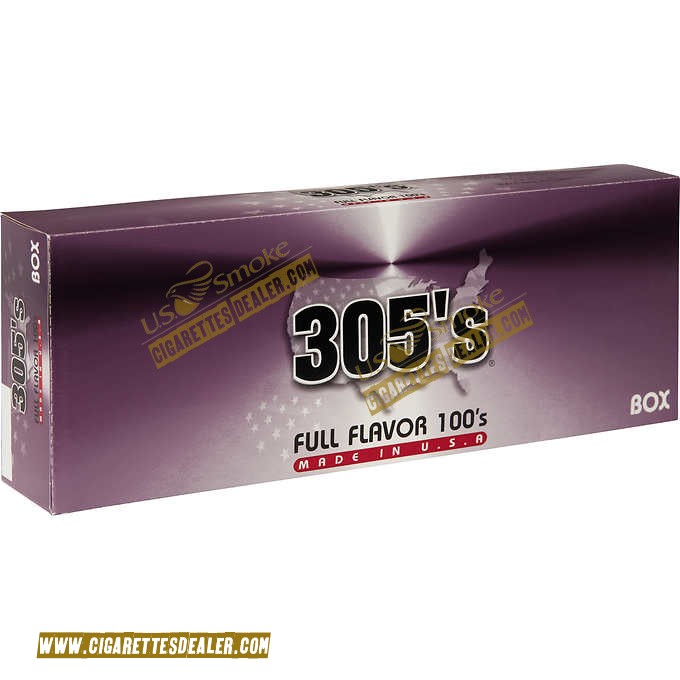 305's Full Flavor 100's Box