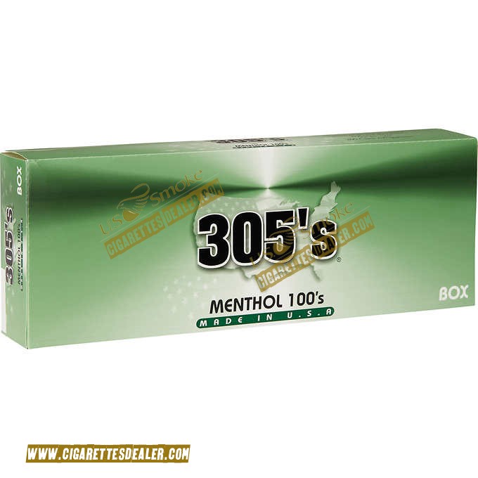 305's Menthol 100's Box
