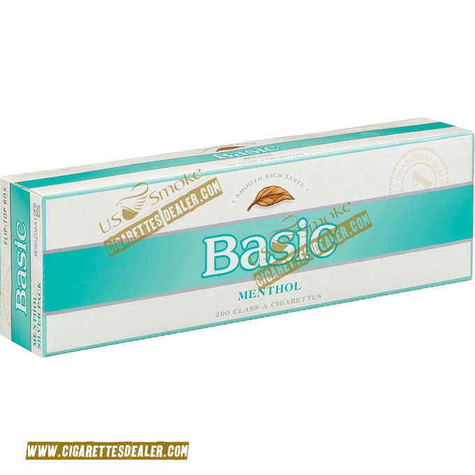 Basic Menthol Silver Pack Box