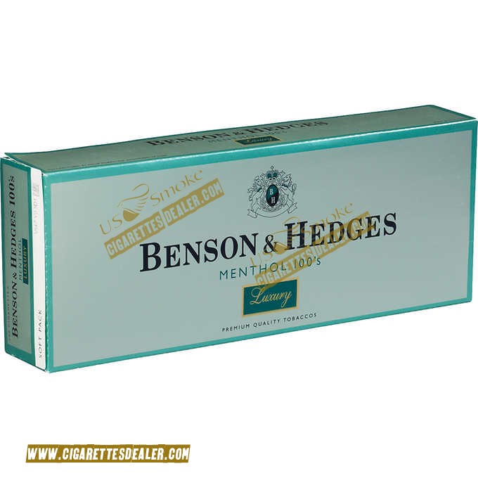 Benson & Hedges Menthol 100's Luxury Soft Pack