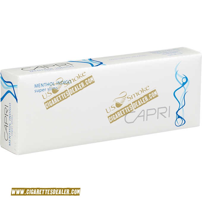 Capri Menthol Indigo 100's Box