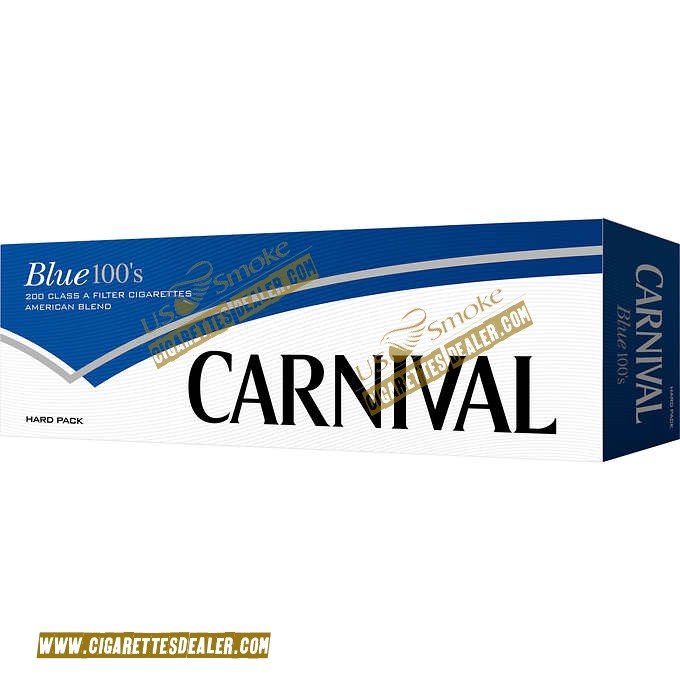 Carnival Blue 100's Box