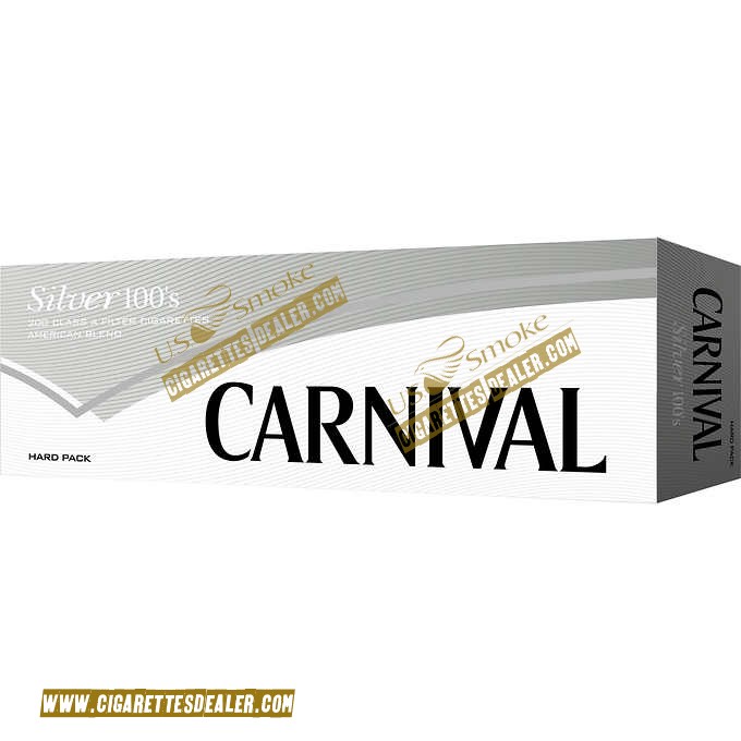 Carnival Silver 100's Box