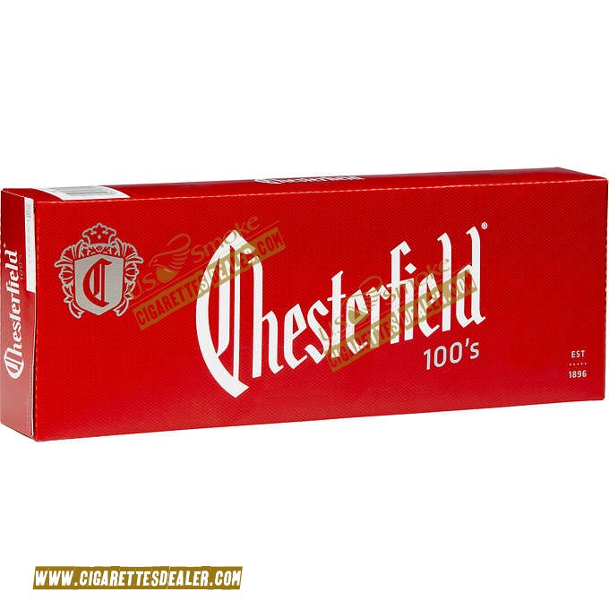 Chesterfield Red 100's Box