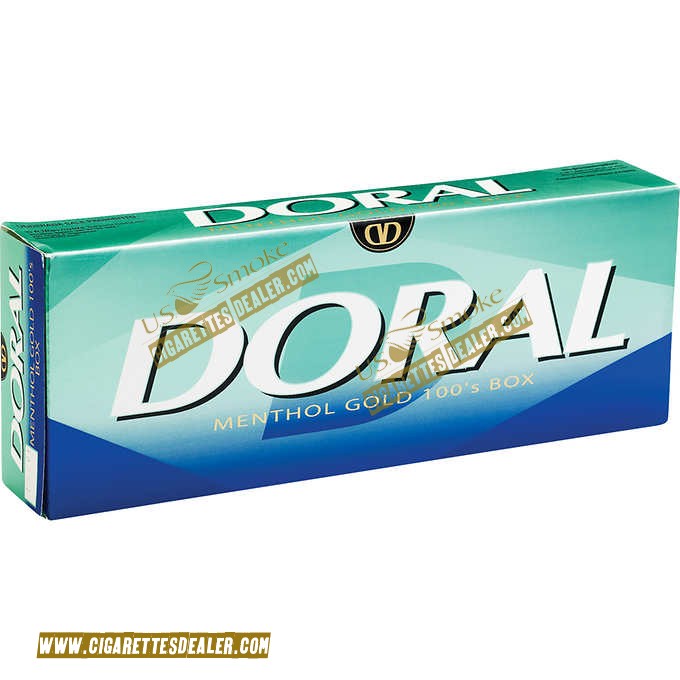 Doral Menthol Gold 100's Box