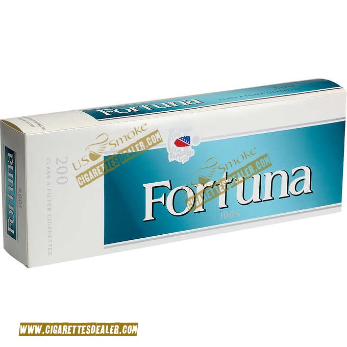 Fortuna Light Green Menthol 100's Box