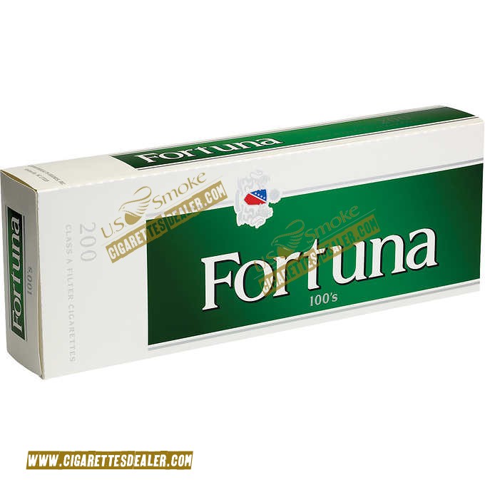 Fortuna Menthol Dark Green 100's Box