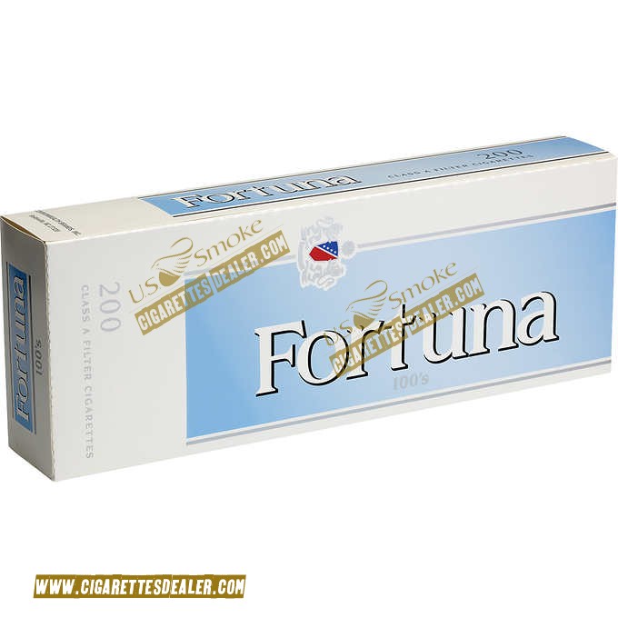 Fortuna Pale Blue 100's Box