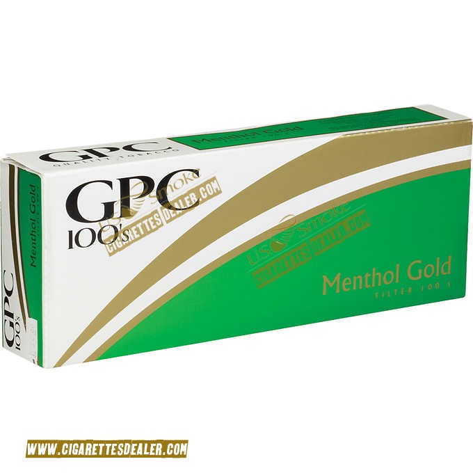 GPC Menthol Gold 100's Soft Pack