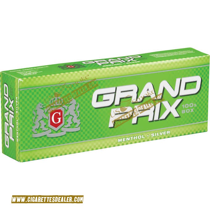 Grand Prix Menthol Silver 100's Box