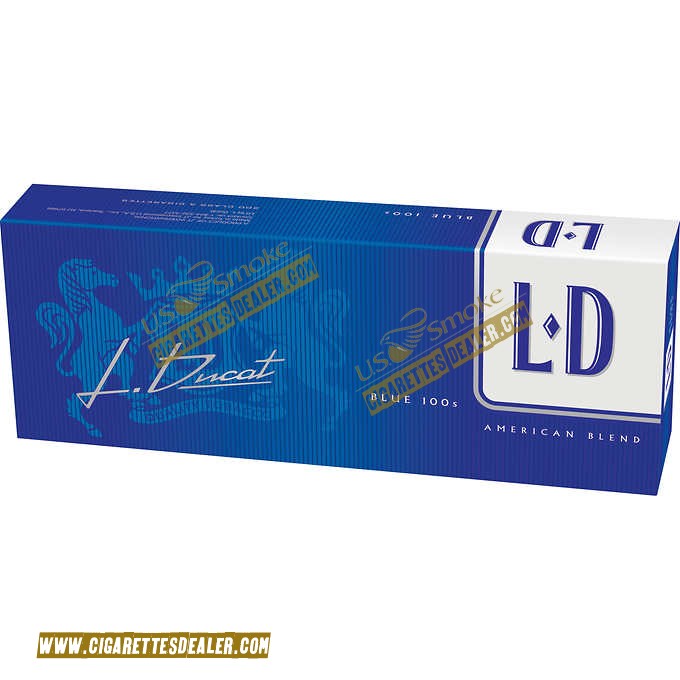 L. Ducat Blue 100's Box