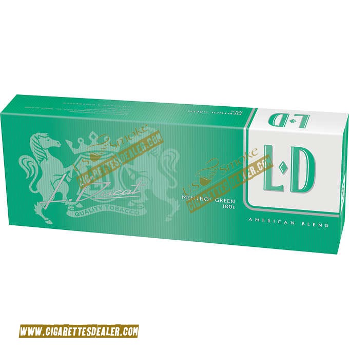 L. Ducat Menthol Green 100's Box