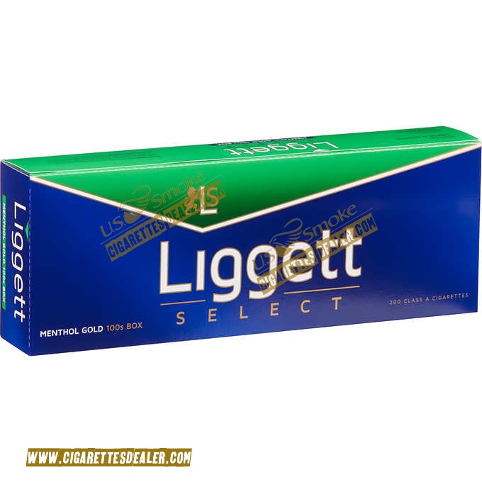 Liggett Select Menthol Gold 100's Box