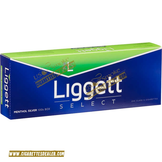 Liggett Select Menthol Silver 100's Box