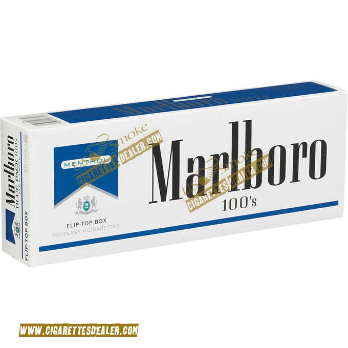 Marlboro Menthol 100's Blue Pack Box