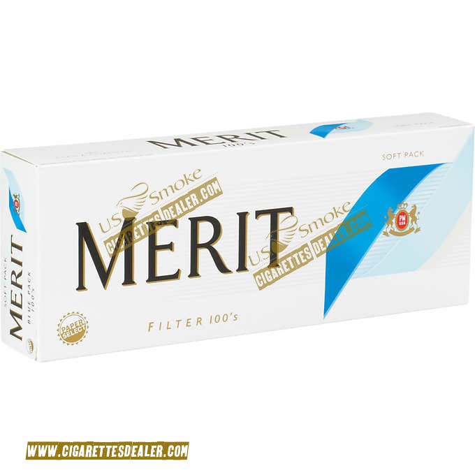 Merit 100's Blue Pack Soft Pack