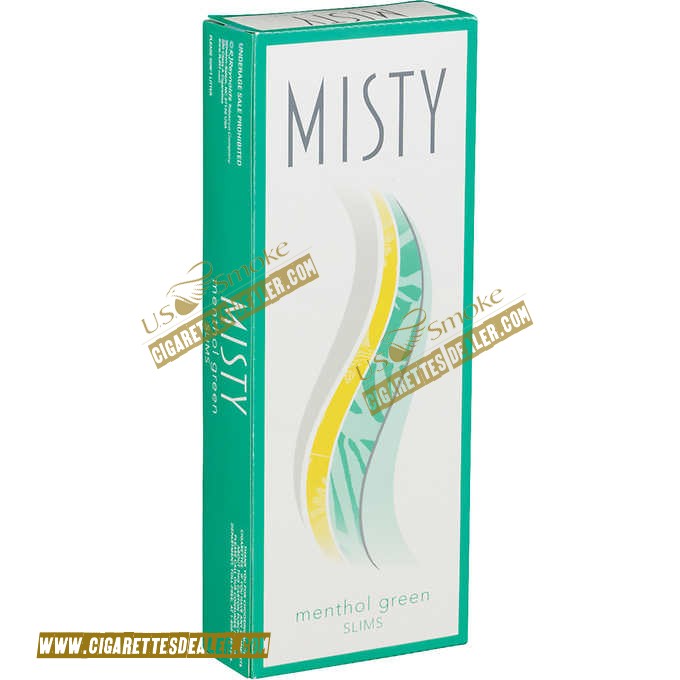 Misty Menthol Green 100's Box