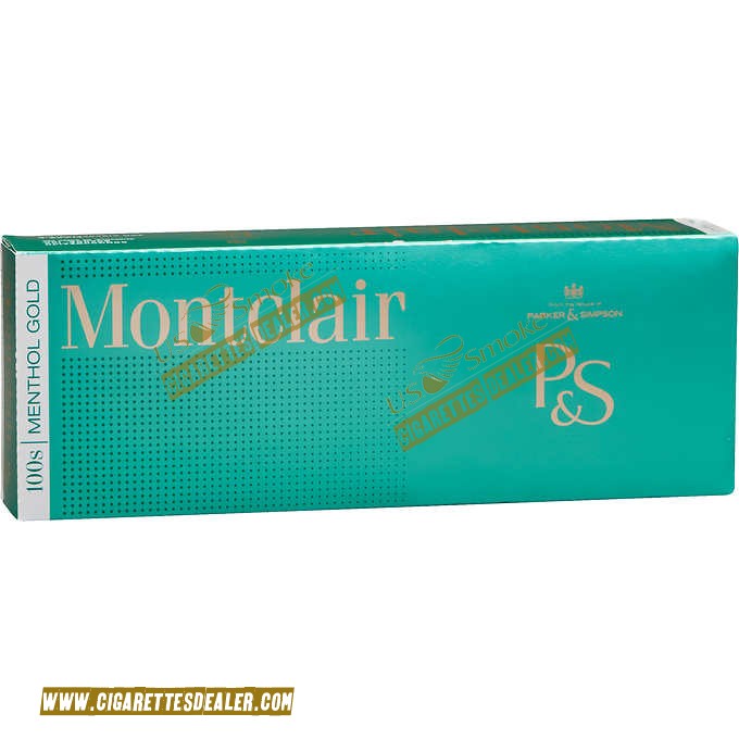 Montclair Menthol Gold 100's Box