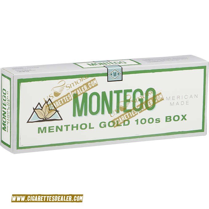 Montego Menthol Gold 100's Box