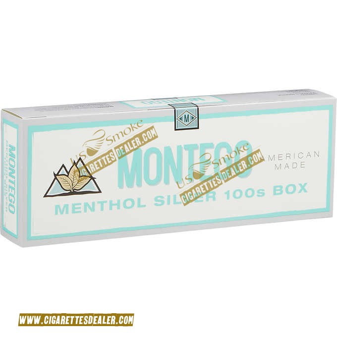 Montego Menthol Silver 100's Box