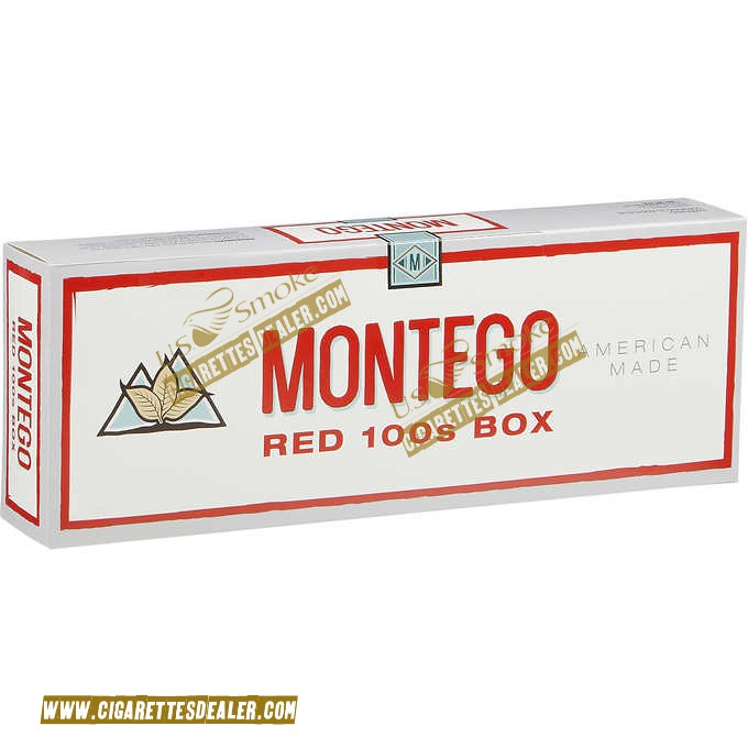 Montego Red 100's Box