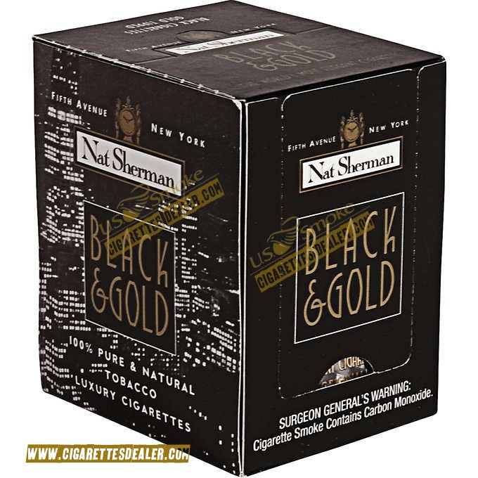 Nat Sherman Black & Gold Box