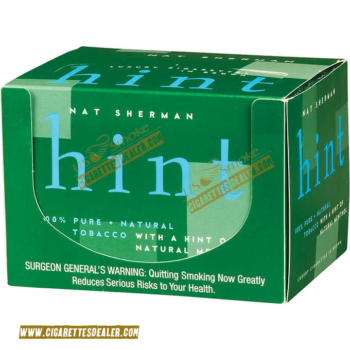 Nat Sherman Hint of Menthol Box