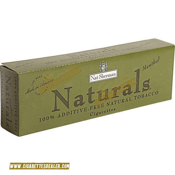 Nat Sherman Naturals Menthol Kings Box