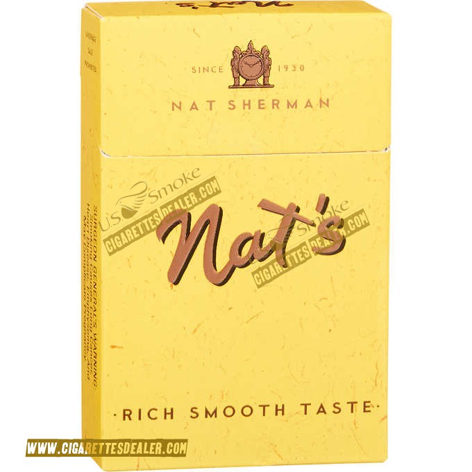 Nat Sherman Yellow King's Box