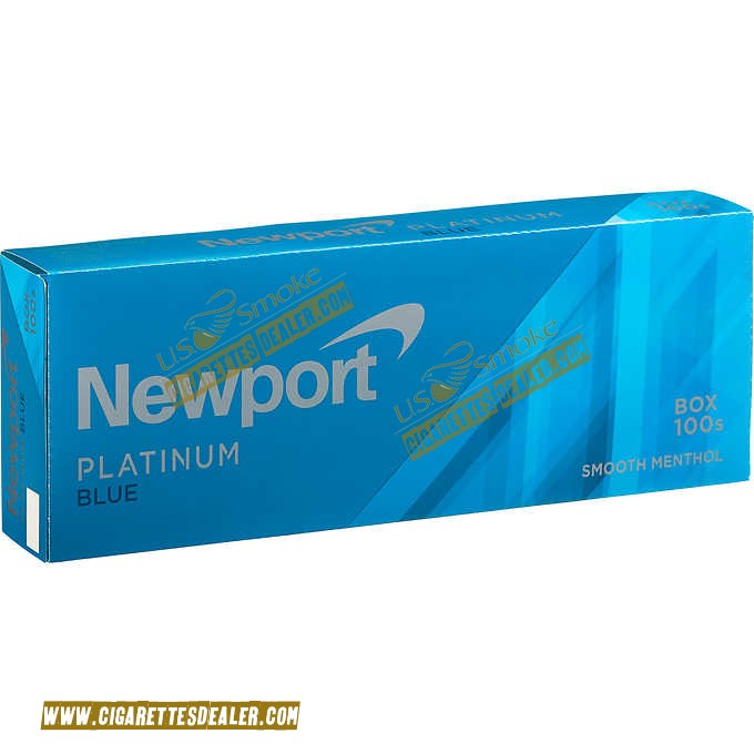 Newport Menthol Platinum Blue 100's Box
