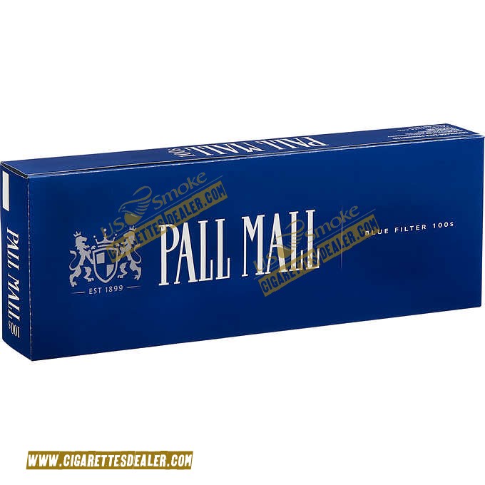 Pall Mall Blue 100's Box