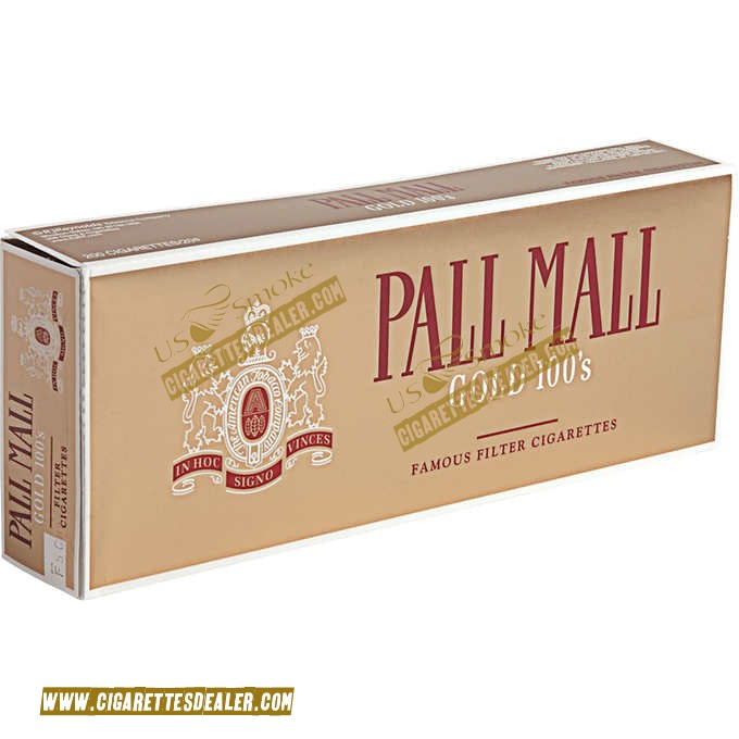 Pall Mall Gold 100's Box