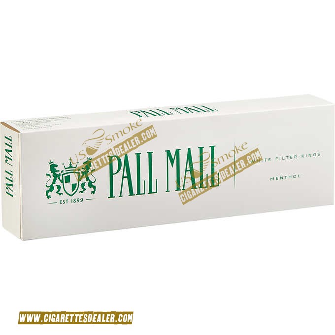 Pall Mall Menthol White Filter Kings Box