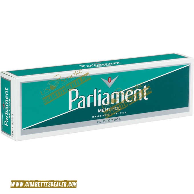 Parliament Menthol White Pack Box