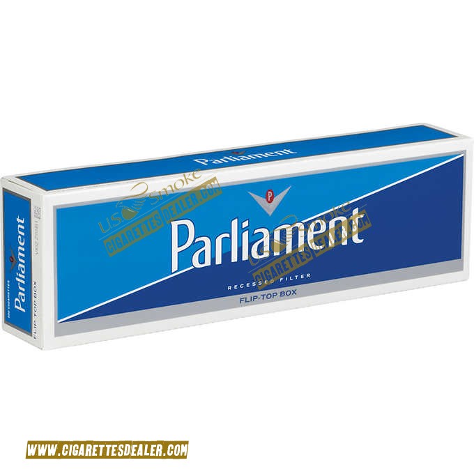 Parliament White Pack Box