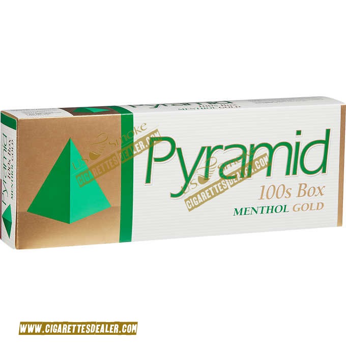 Pyramid Menthol Gold 100's Box