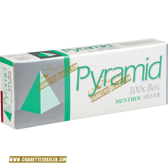 Pyramid Menthol Silver 100's Box