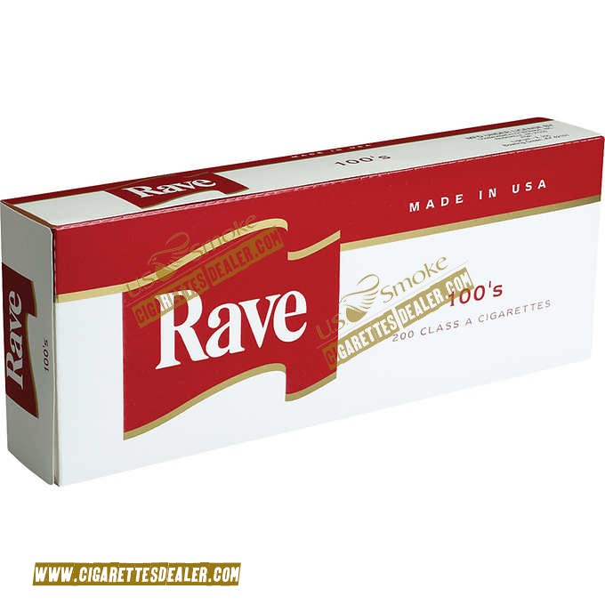 Rave Red 100's Box