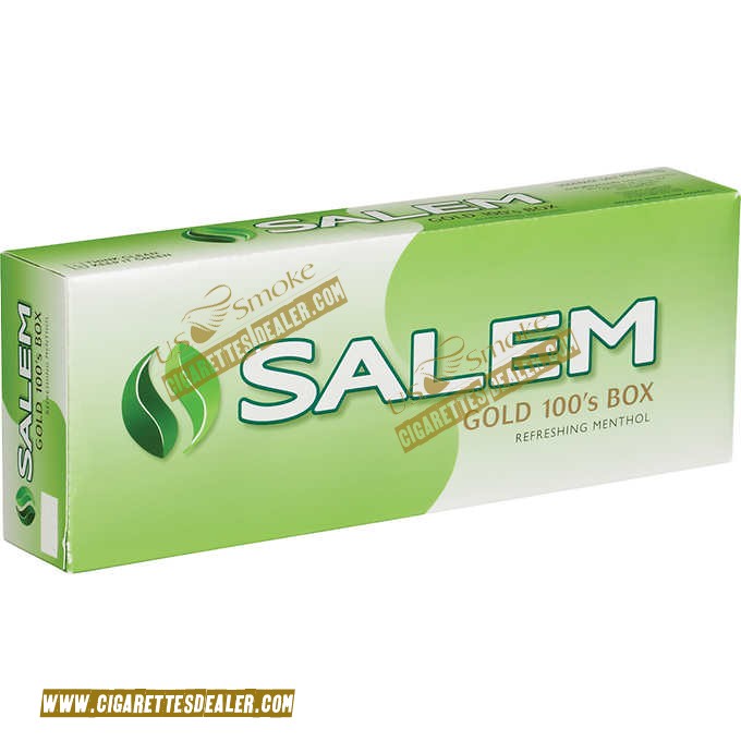 Salem Gold 100's Box