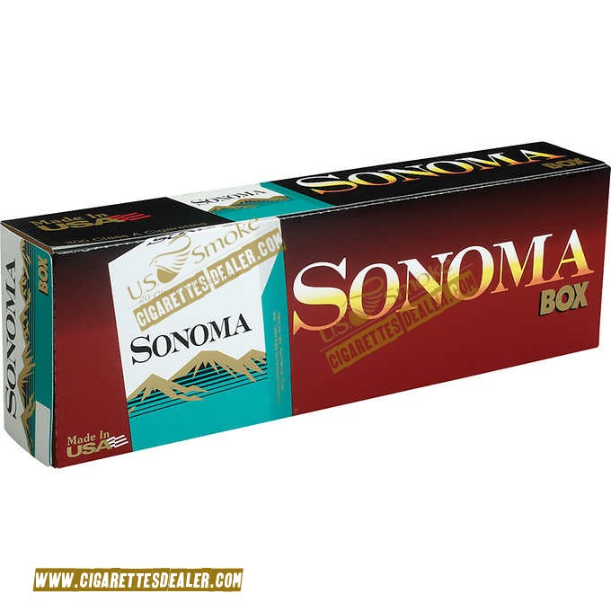 Sonoma King Menthol Green Box