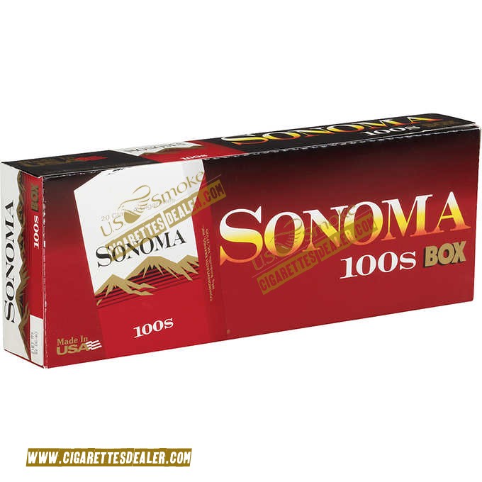 Sonoma Red 100's Box