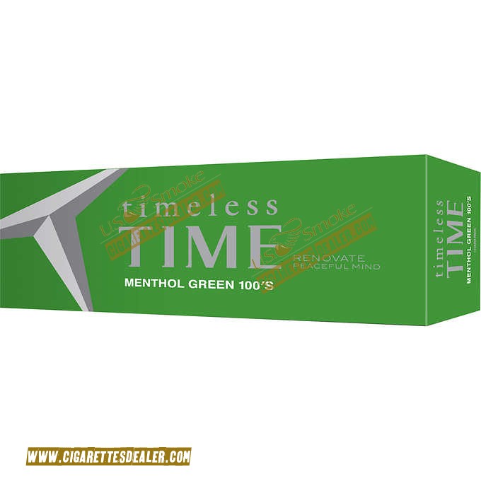 Timeless Time Menthol Green 100 Box