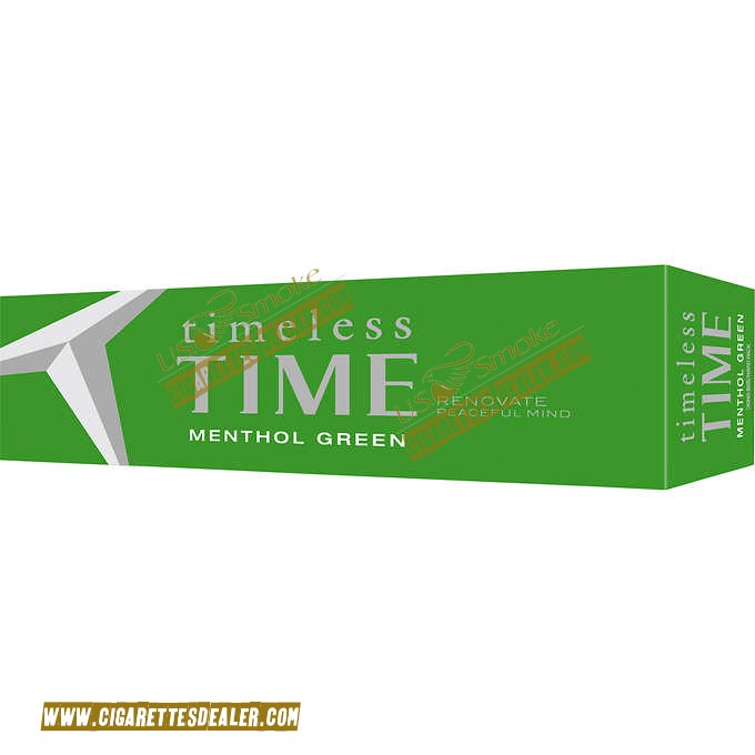 Timeless Time Menthol Green King Box