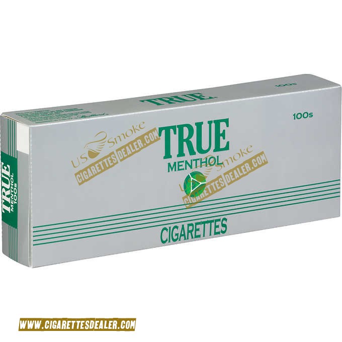 True Green Menthol 100's Box