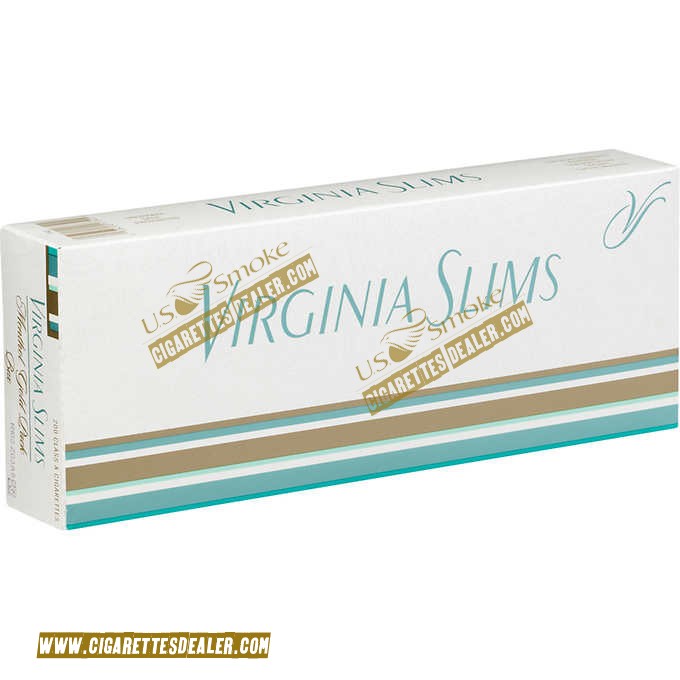 Virginia Slims Menthol Gold Pack Box