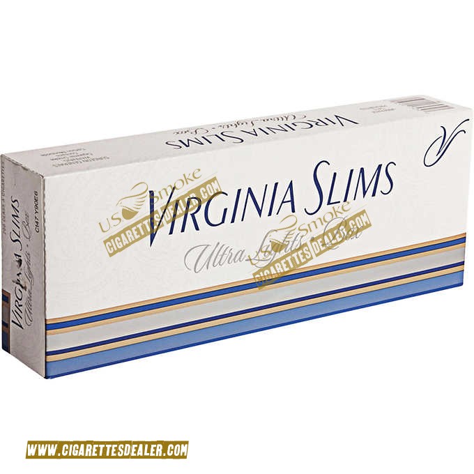 Virginia Slims Silver Pack Box