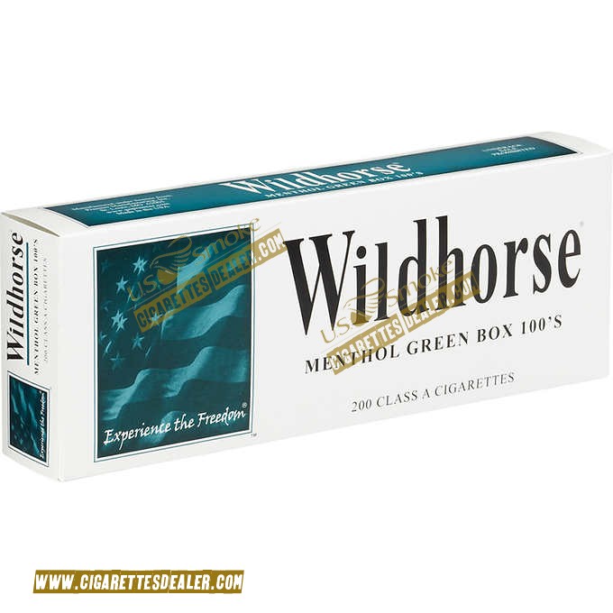 Wildhorse Menthol Green 100's Box