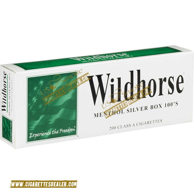 Wildhorse Menthol Silver 100's Box