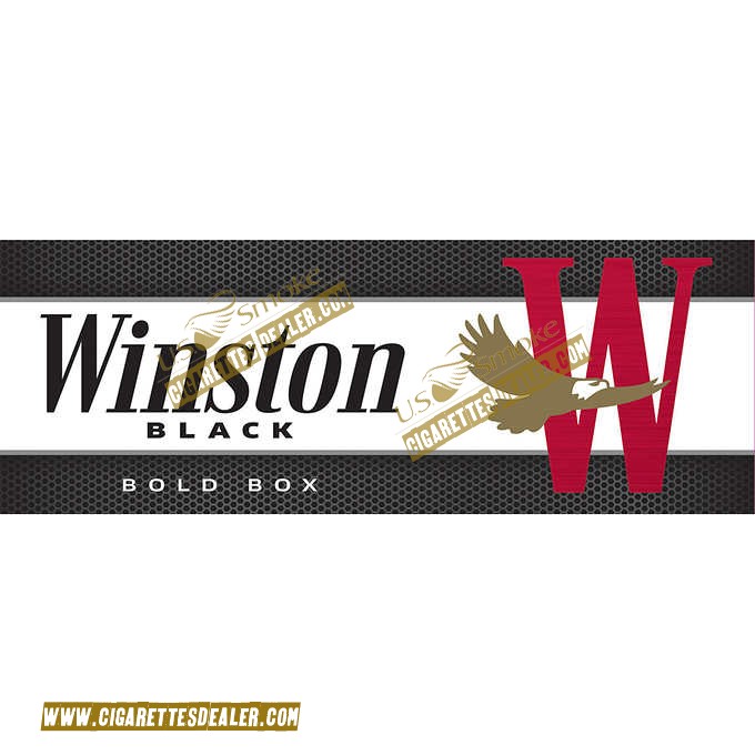 Winston Black 100's Box